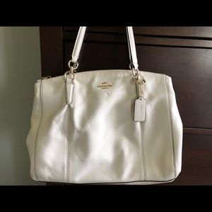 Cream Coach Purse